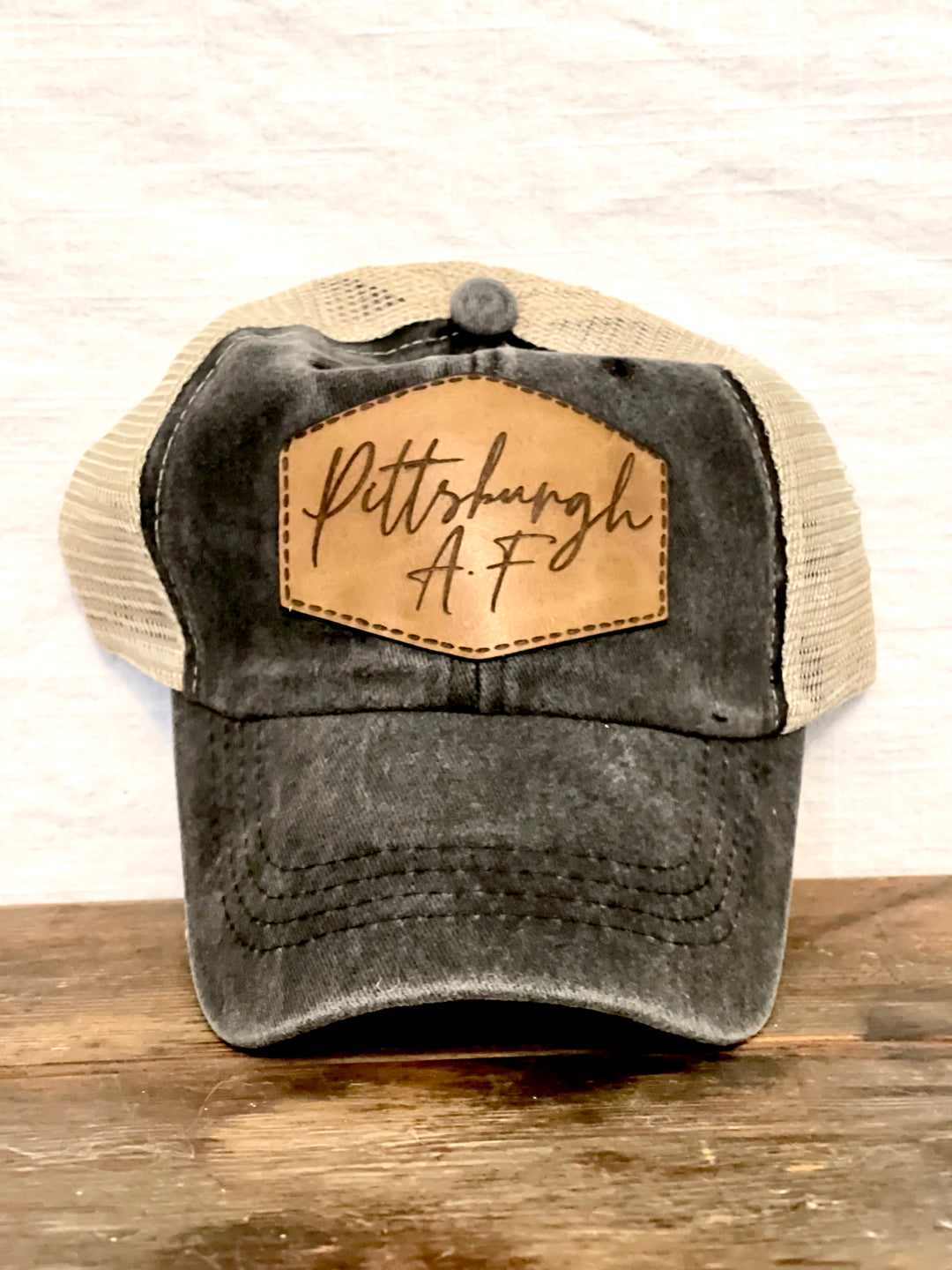 Pittsburgh AF Vintage Style Trucker  Hat